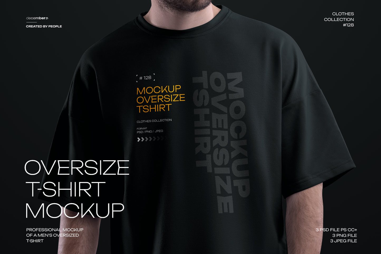 3 Mockups Oversize T-shirt