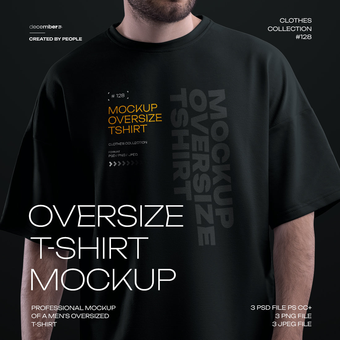 3 Mockups Oversize T-shirt