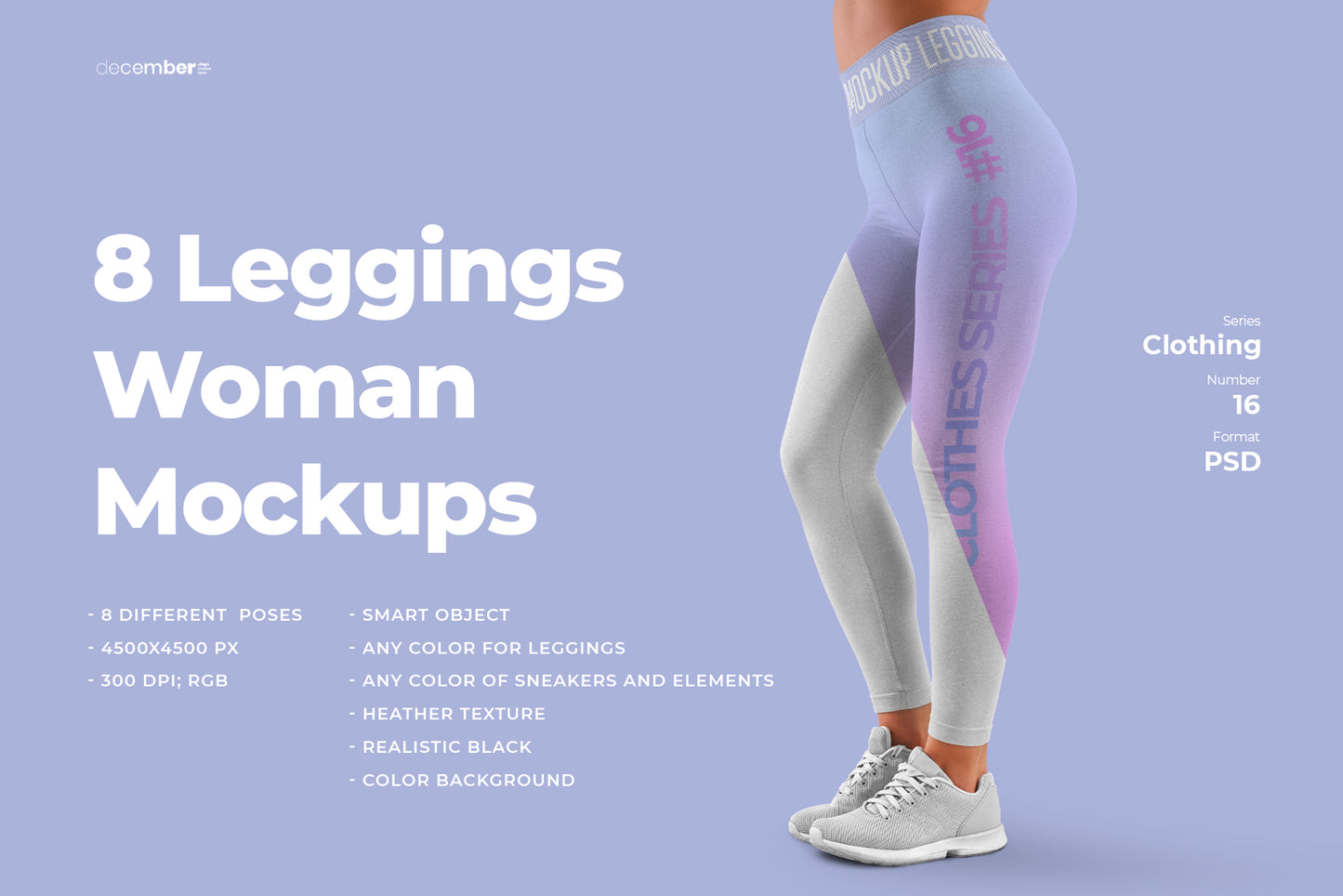 8 Mockups Women Leggins