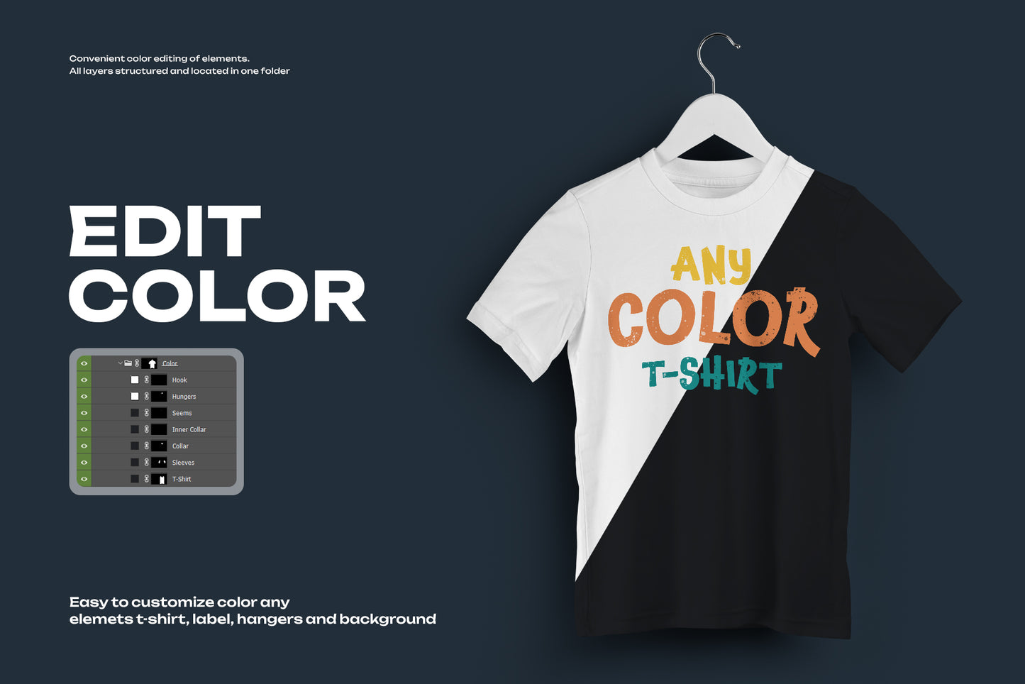 8 Mockups of a Children's T-shirt
