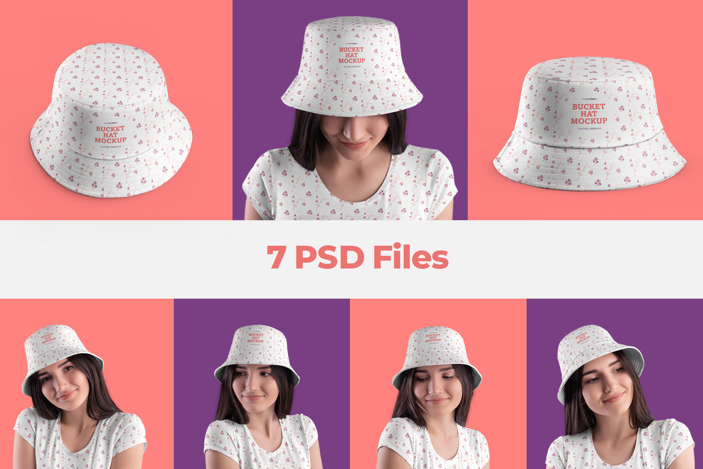 7 Bucket Hat Mockups
