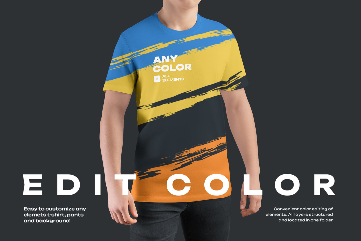 7 Mockups Man T-Shirt