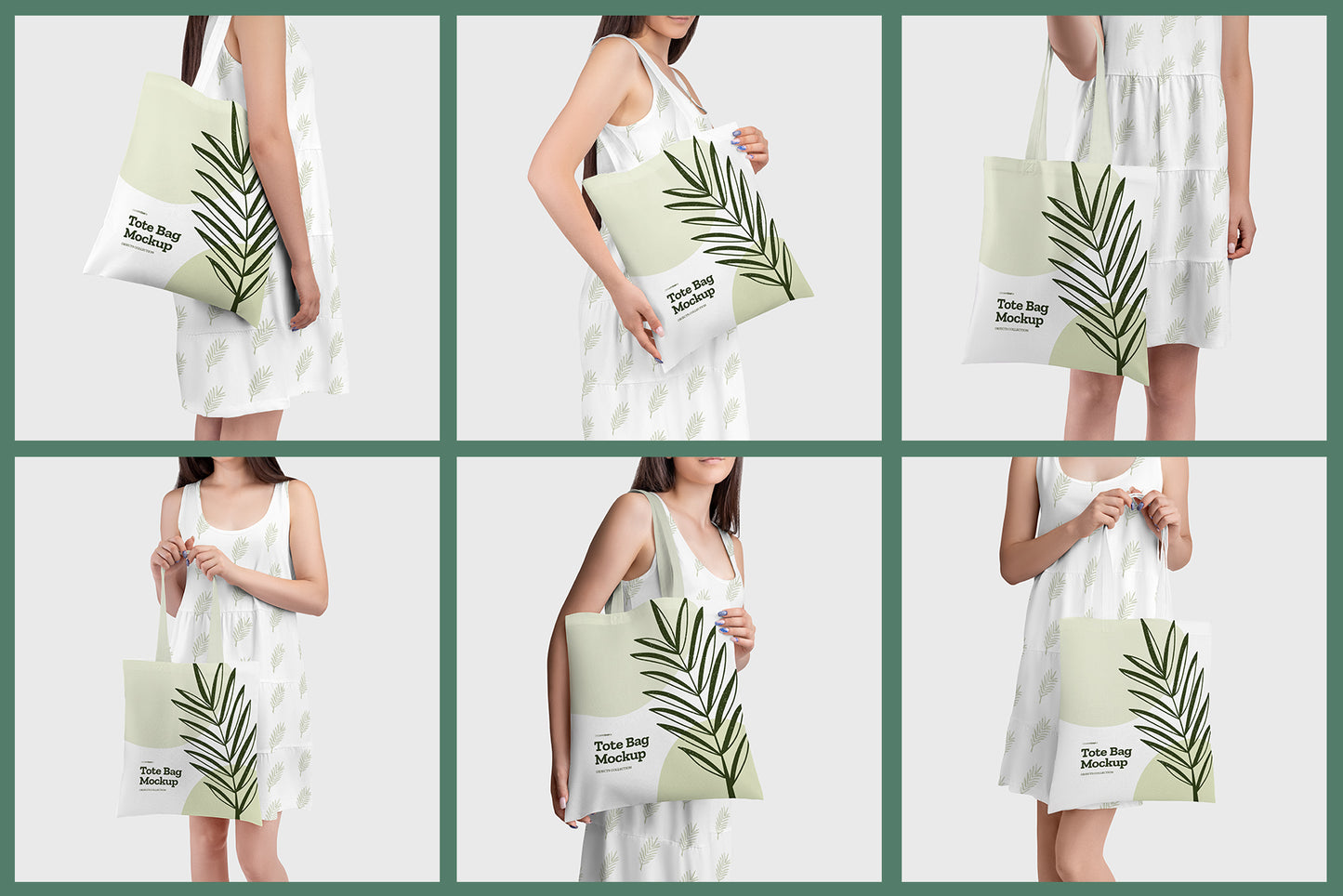12 Shopping Tote Bag Mockups