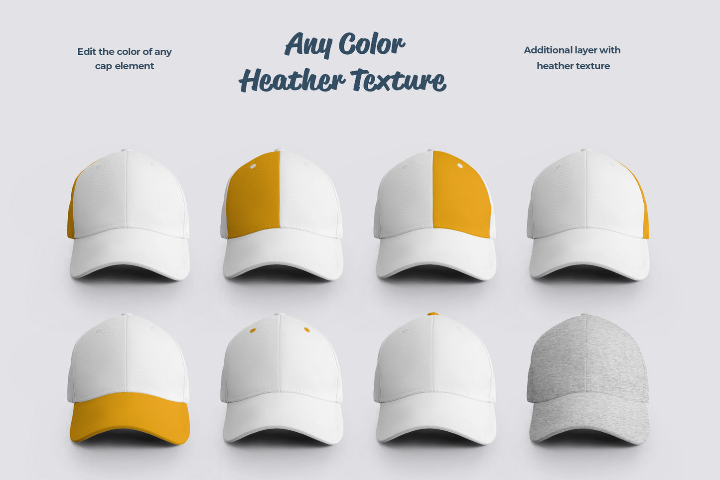 6 Cap Mockups