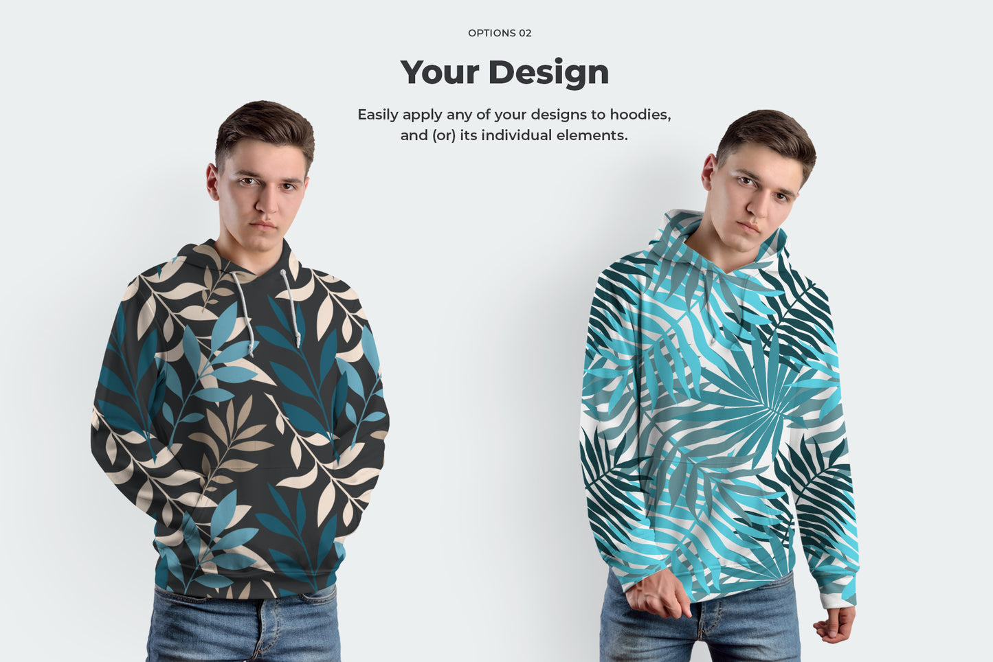 8 Mockups Hoodie on the Man