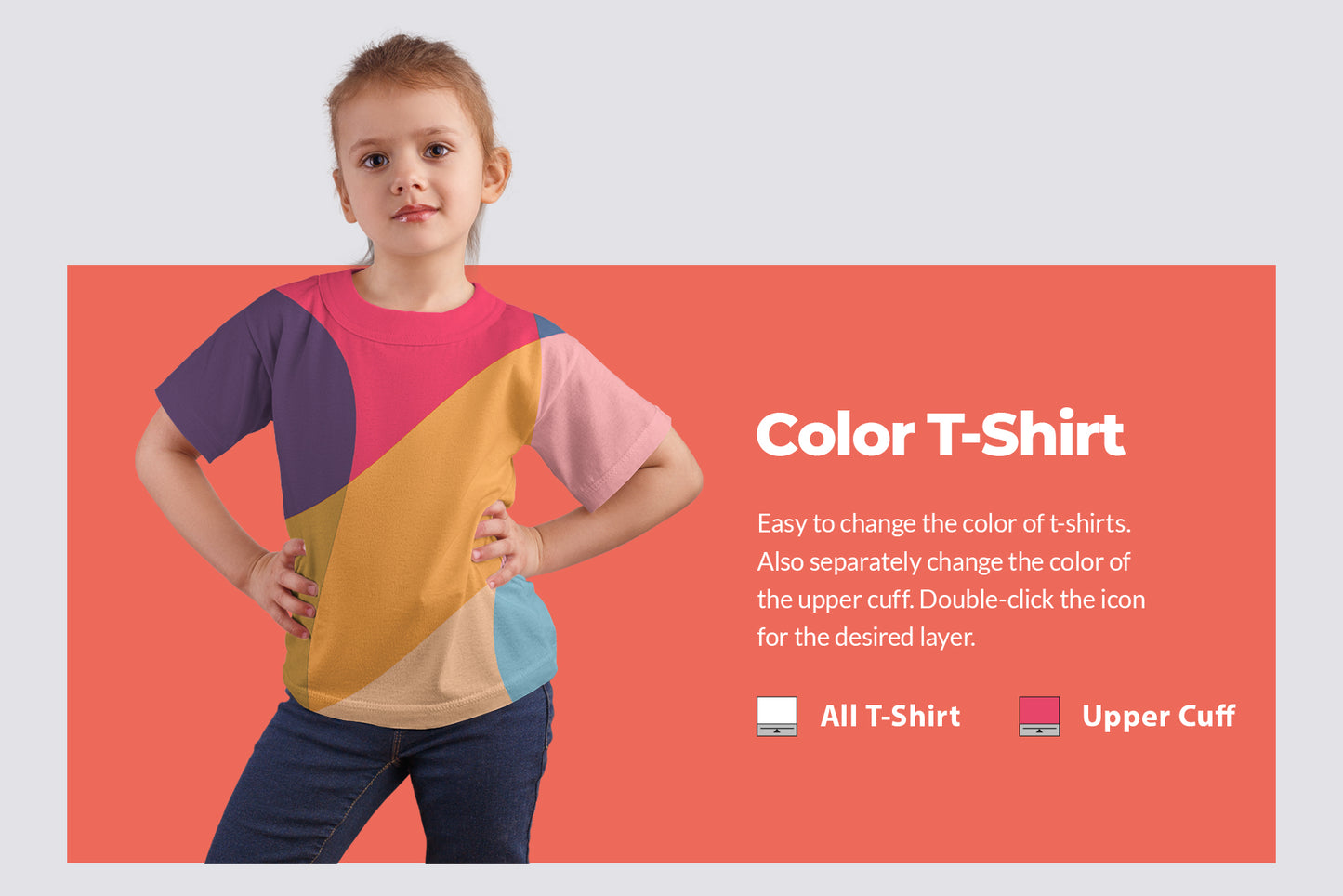 7 Mockups Kids T-Shirt