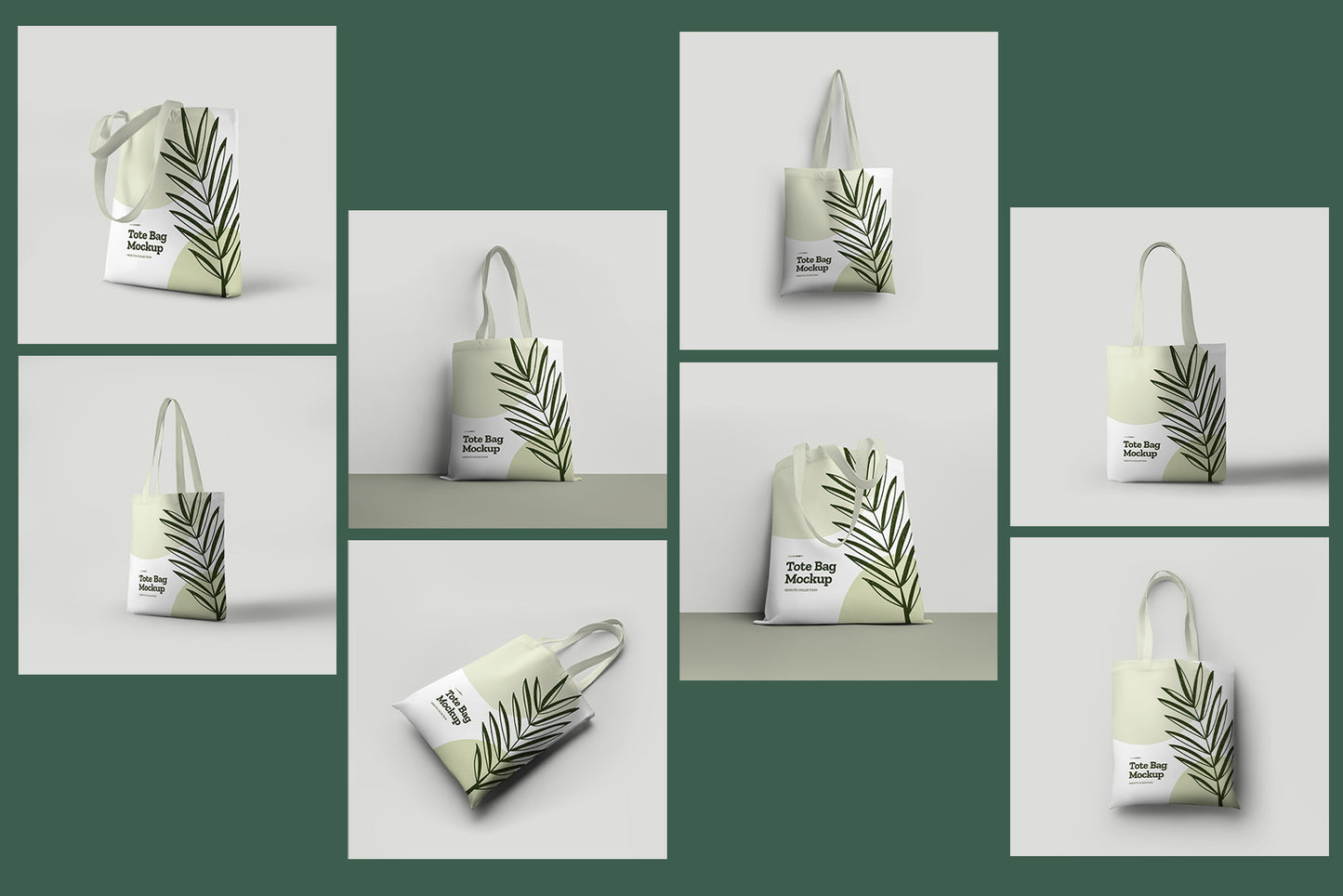 8 Shopping Tote Bag Mockups
