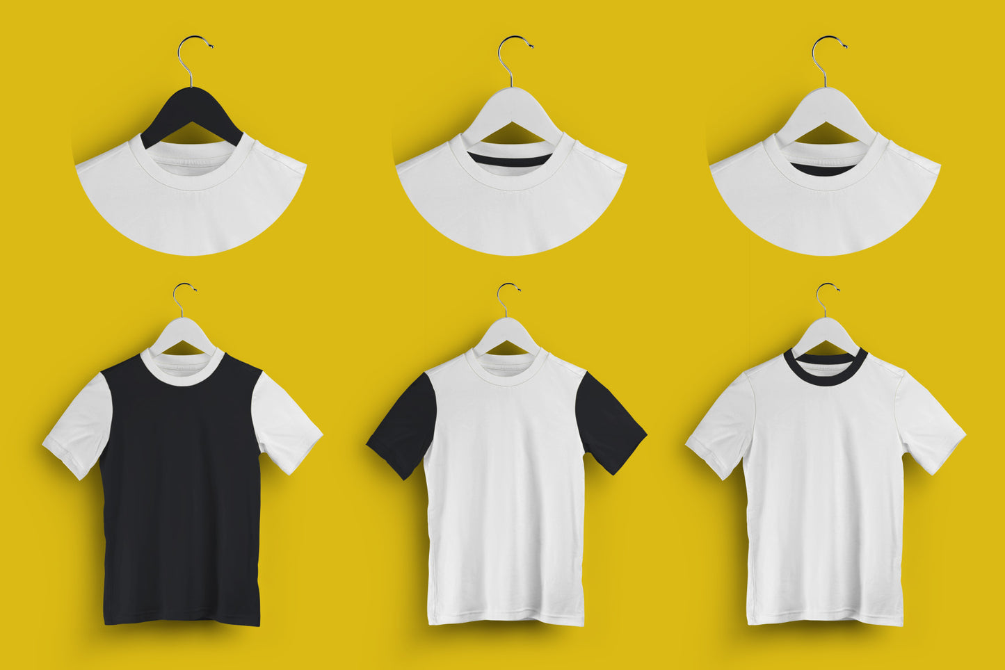 12 Mockups of a Children's T-shirt in Different Styles