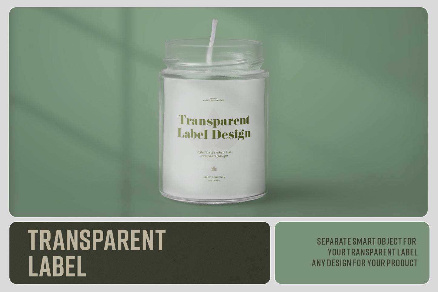 10 Mockups of Candles in a Glass Jar with a Lid. vol.01
