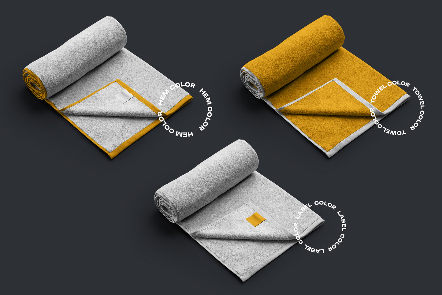 6 Mockup of a Large Bath v2 / Beach Towel