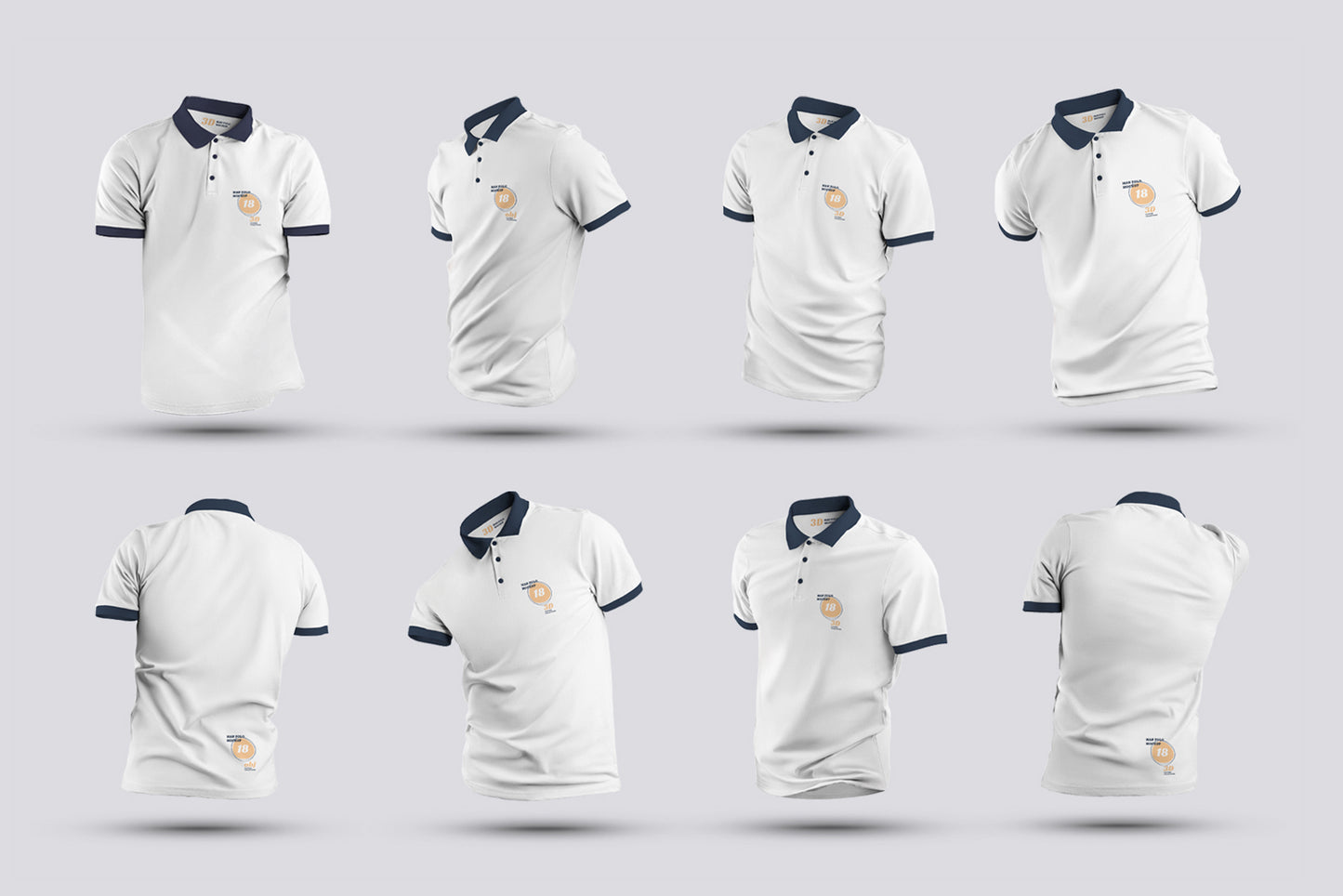 24 Polo Men Mockup - Man/3D/Objects ( Collection #4 )