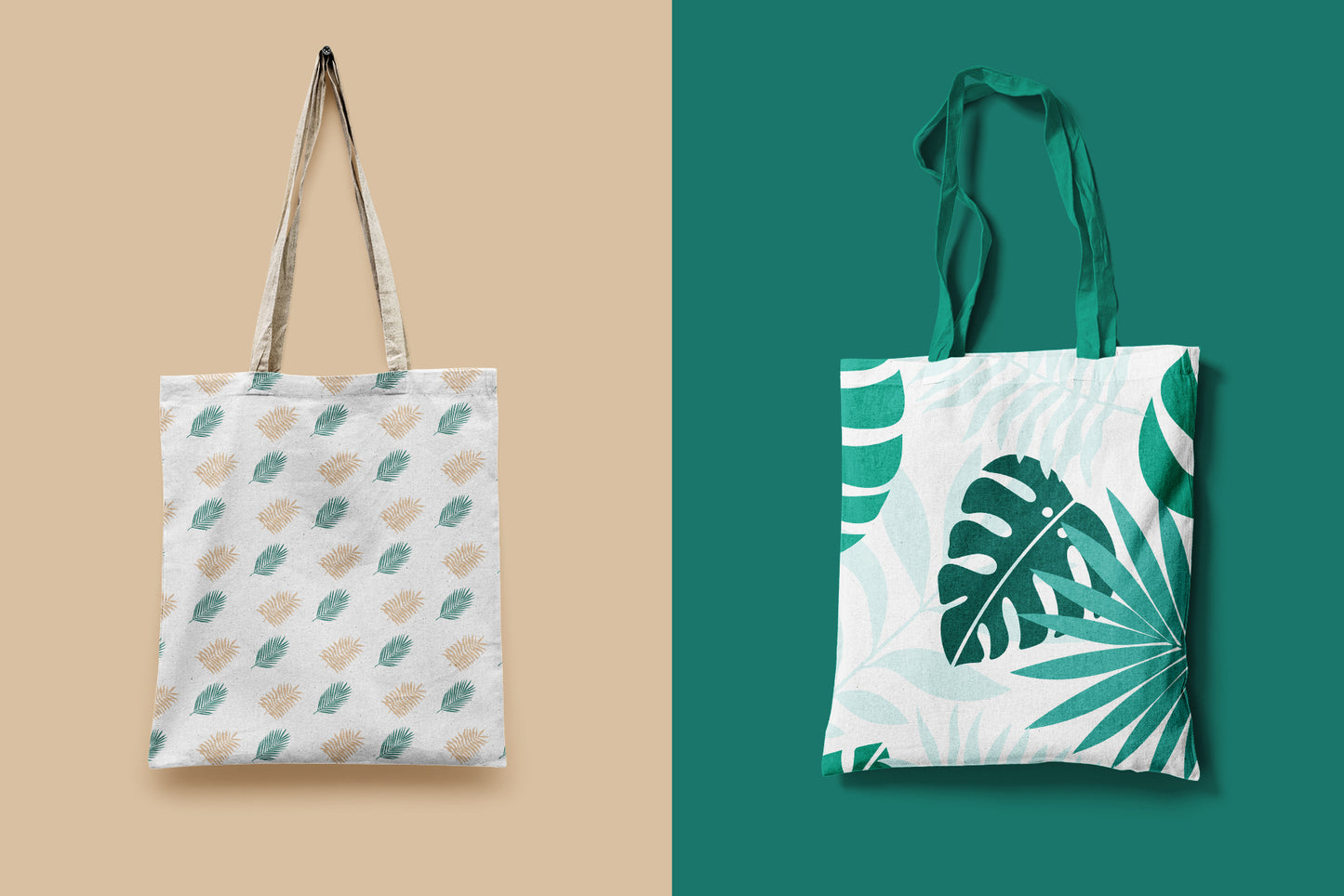 Large set of tropical seamless patterns and individual elements