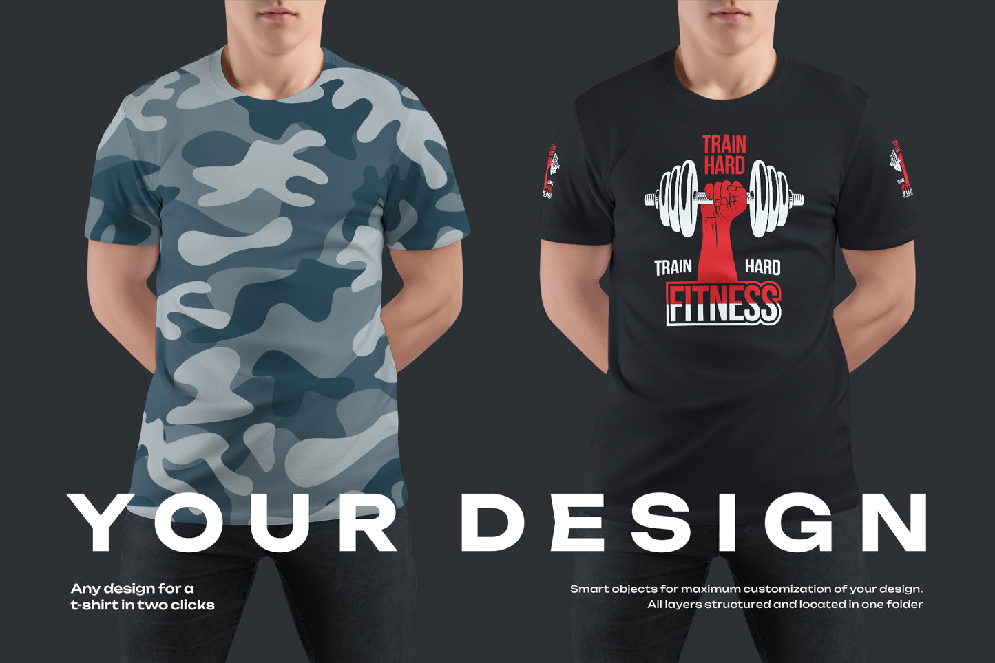7 Mockups Man T-Shirt