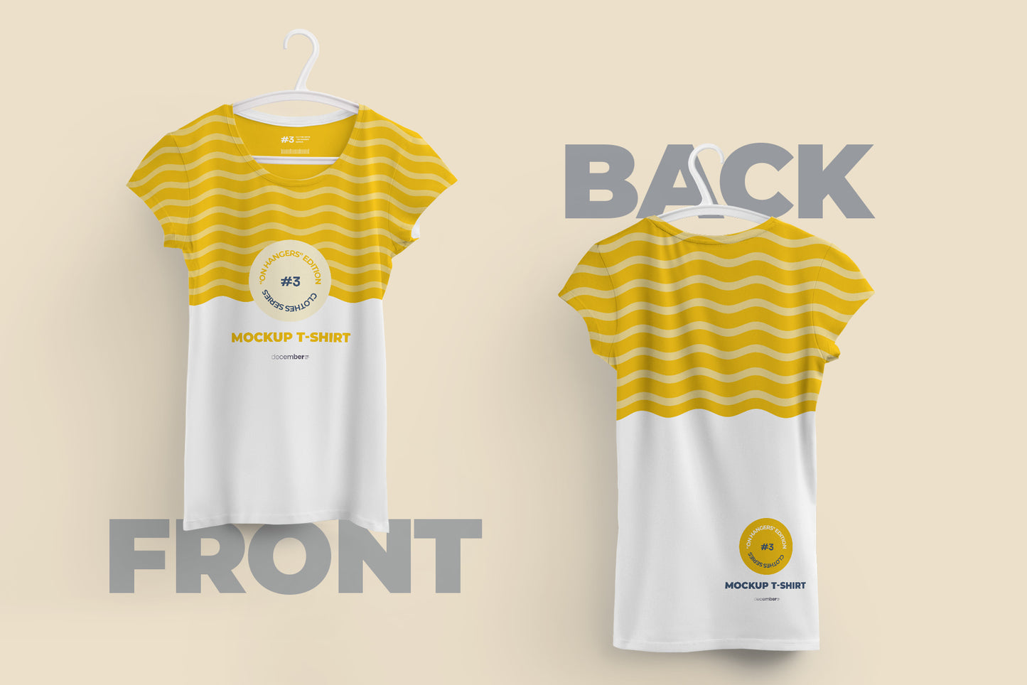 Bundle of Mockups of Different Clothes on Different Hangers
