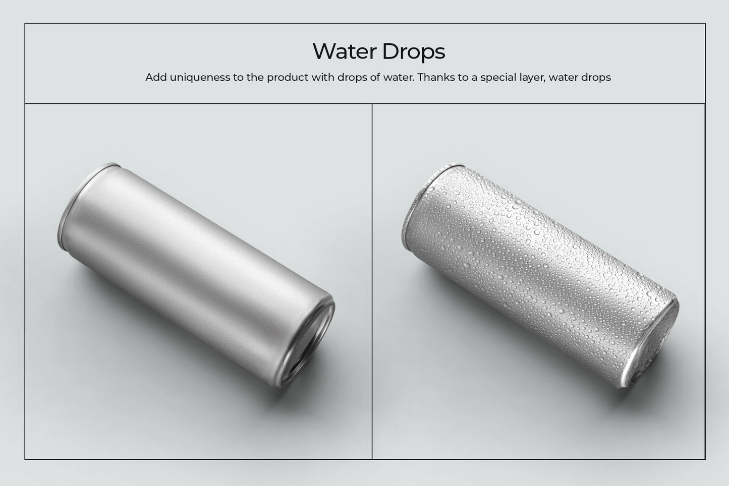 10 Mockups Aluminium Can 250 ml