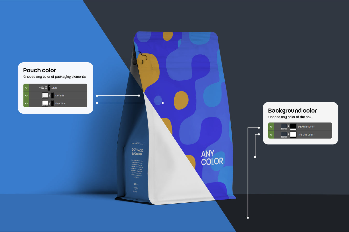 10 Coffee Bag Doy Pack Mockups