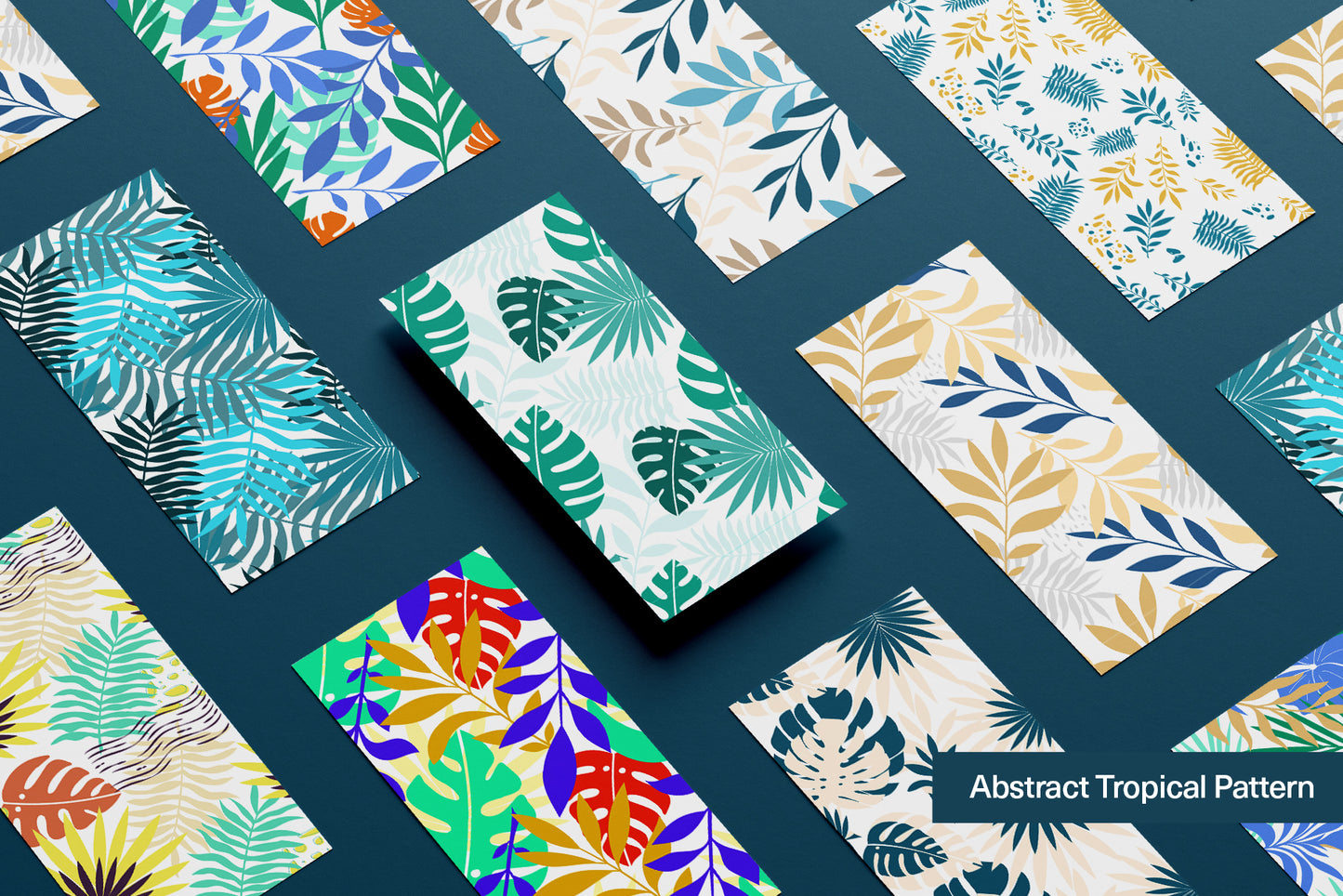 Large set of tropical seamless patterns and individual elements