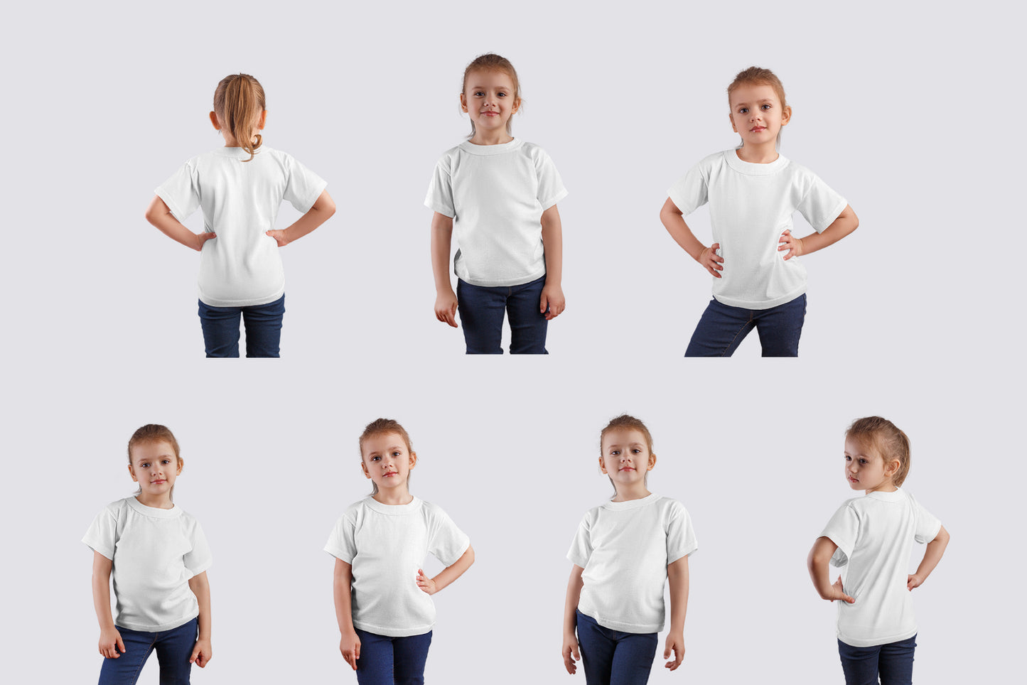 7 Mockups Kids T-Shirt
