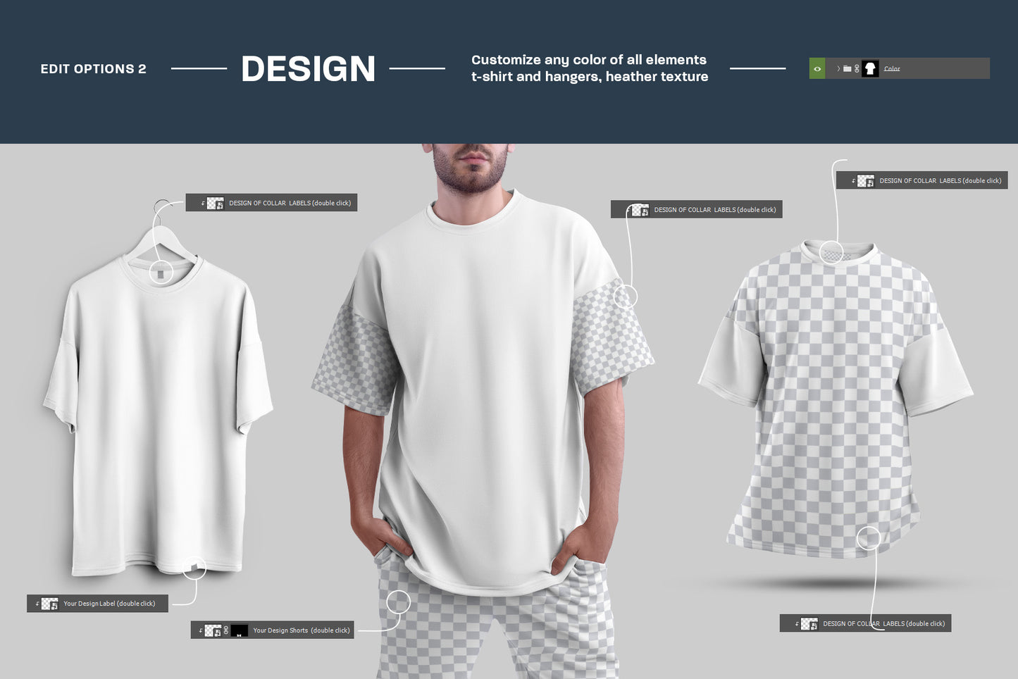 24 Oversize T-Shirt Mockup – Man/3D/Subjects ( Collection #6 )