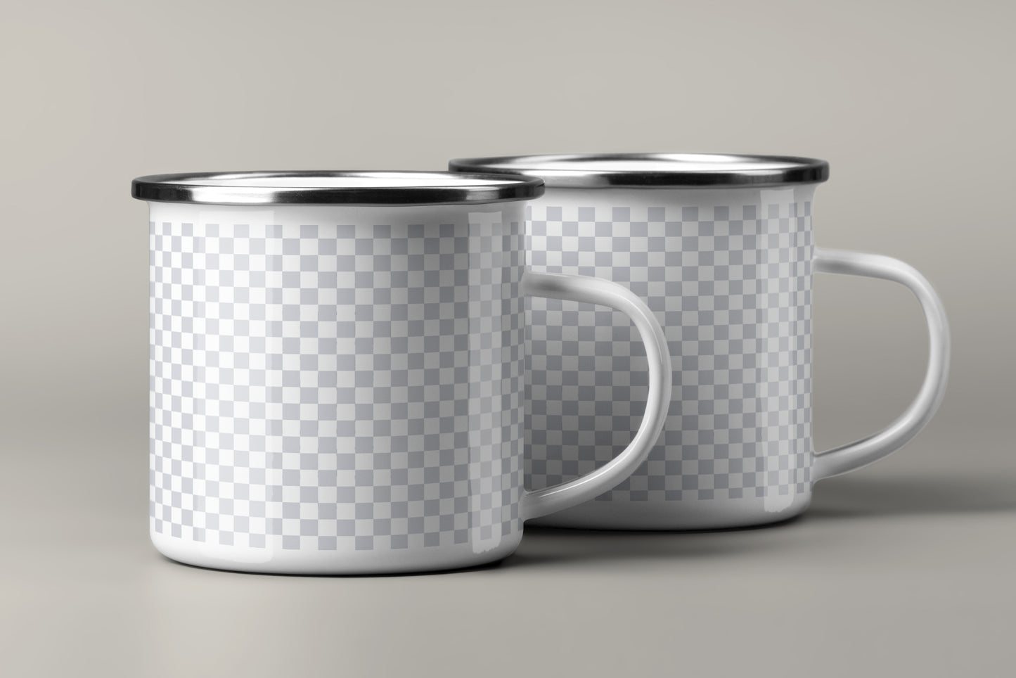 7 Mockups of Enamel Metal Mug