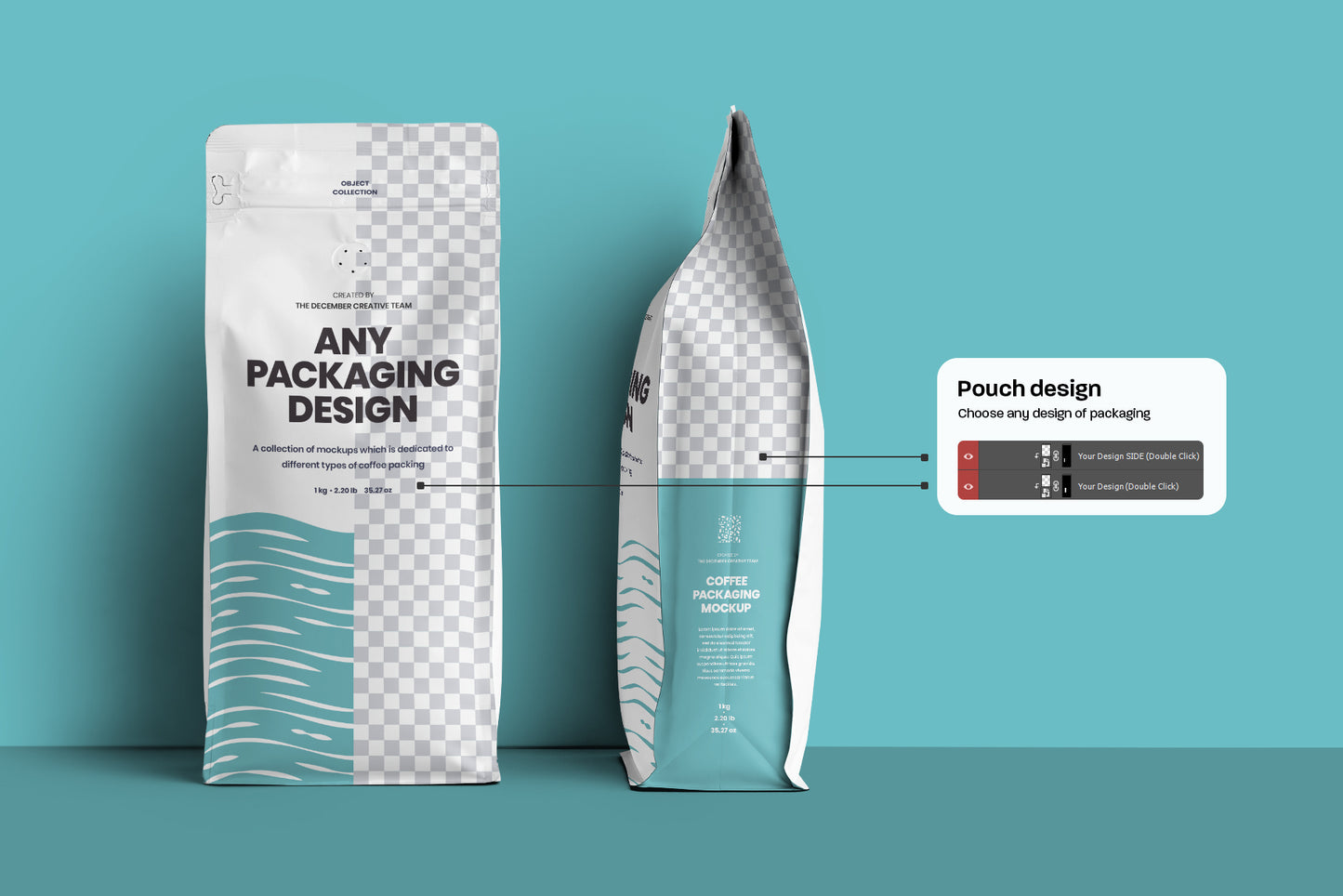 12 Side Gusset Coffee Bag Mockups