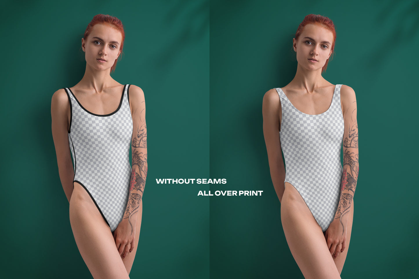 7 Athletic One Piece Swimsuit Mockups