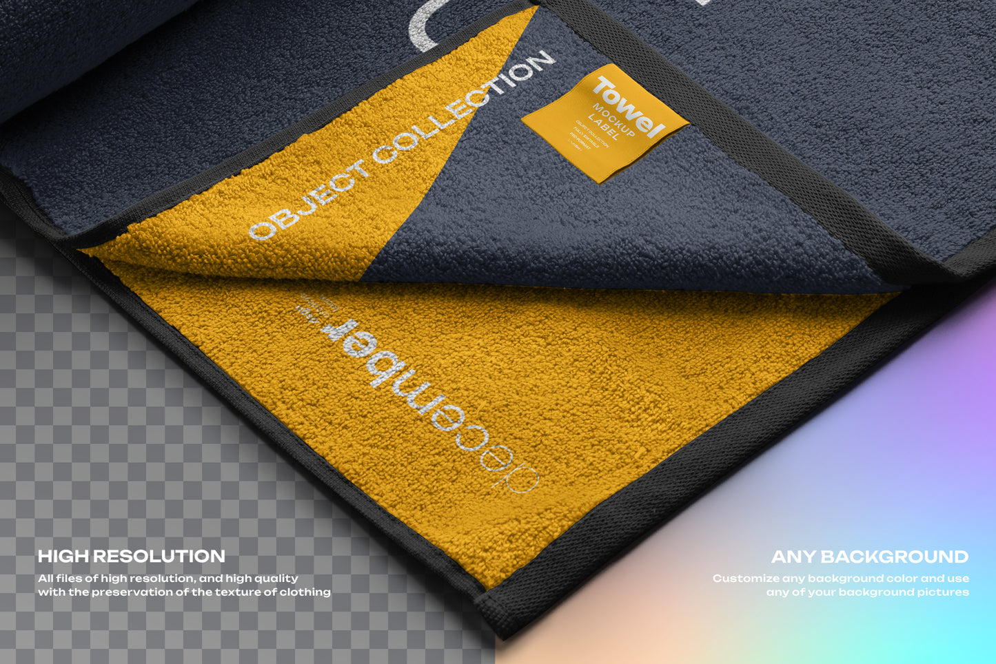 6 Mockup of a Large Bath v2 / Beach Towel