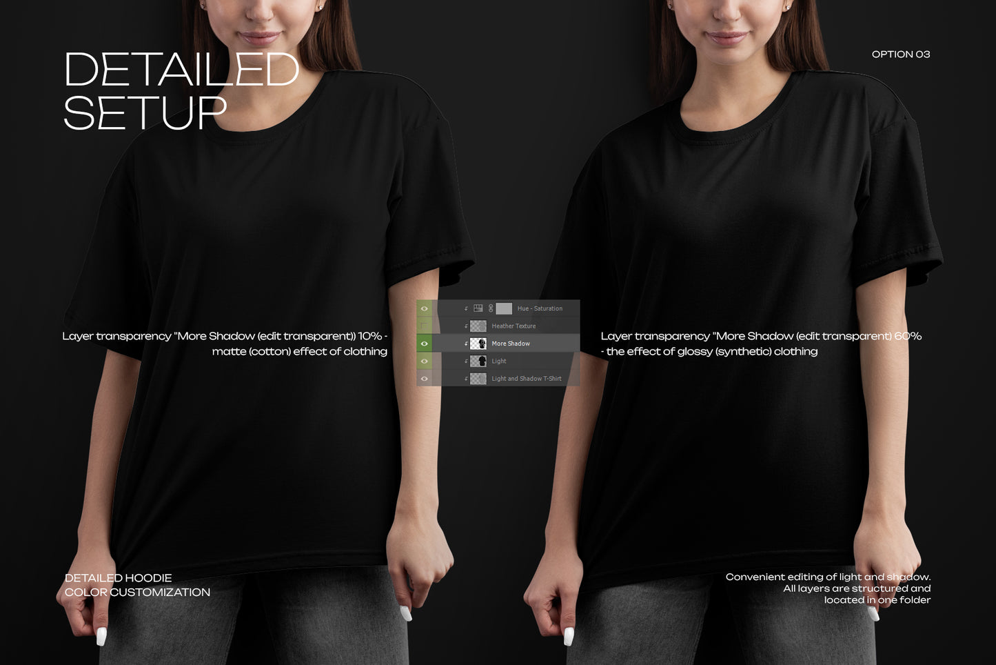 5 Mockups Woman Oversize T-Shirt. vol.02