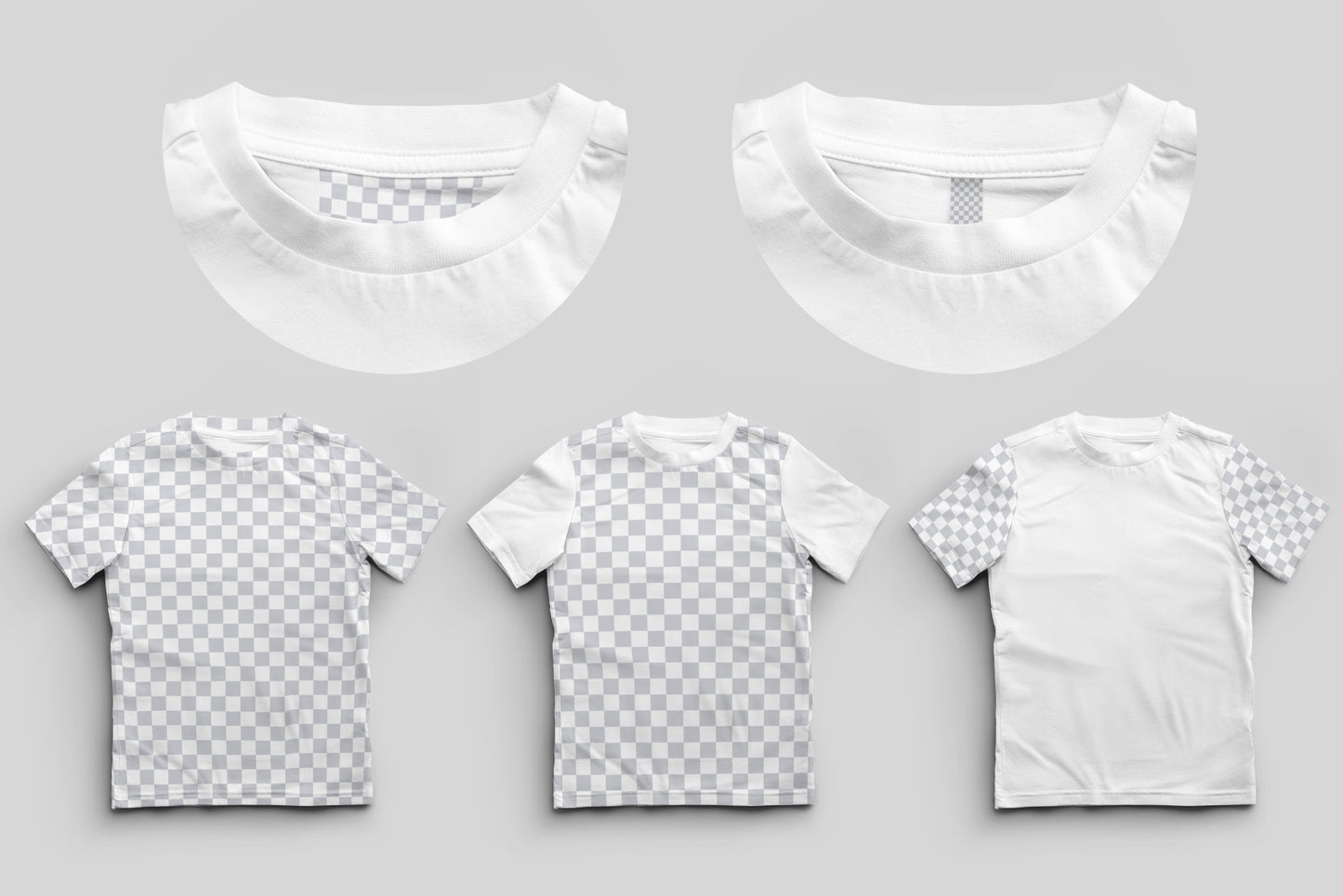 12 Mockups of a Children's T-shirt in Different Styles