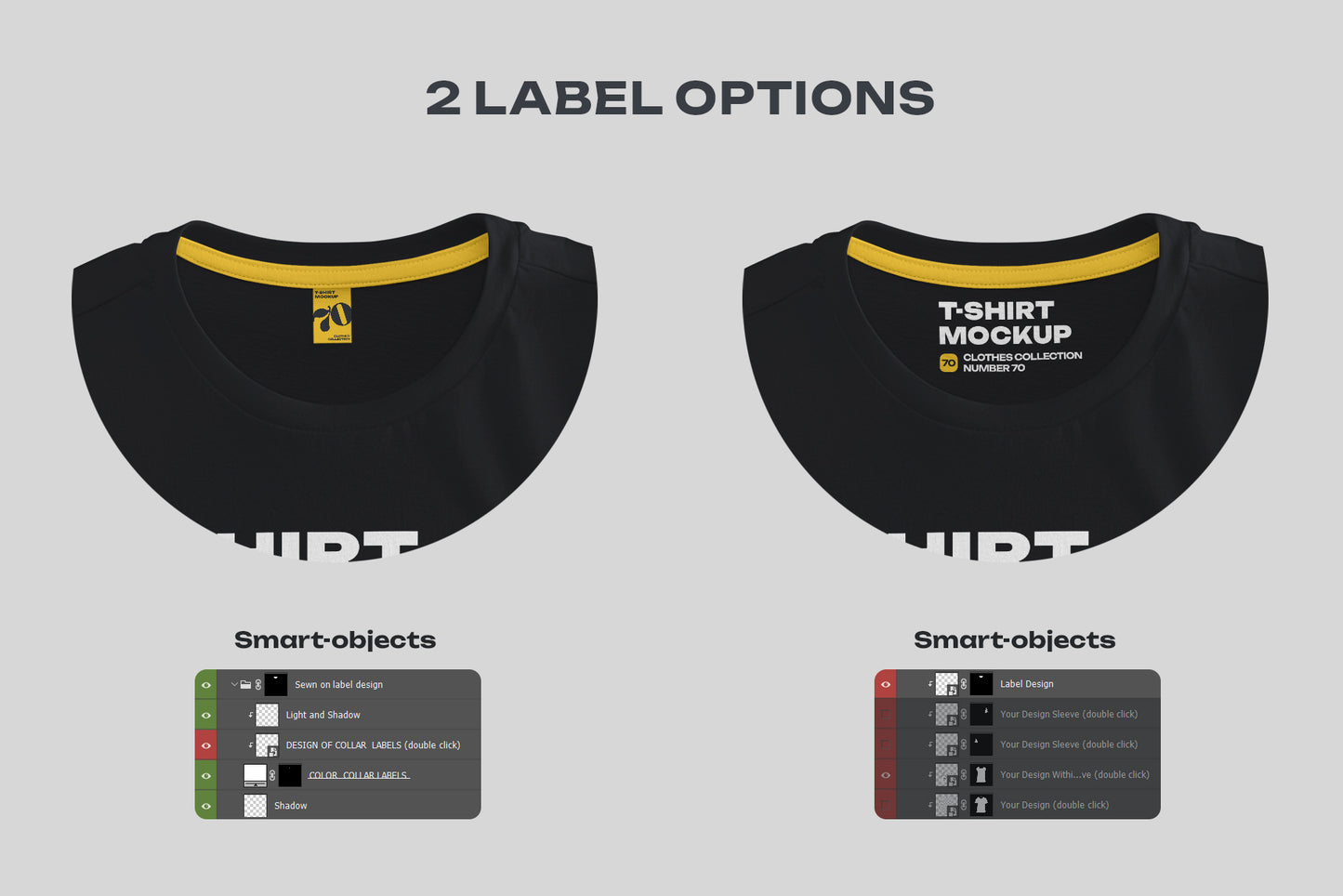 7 Mockups Classic Unisex T-Shirt