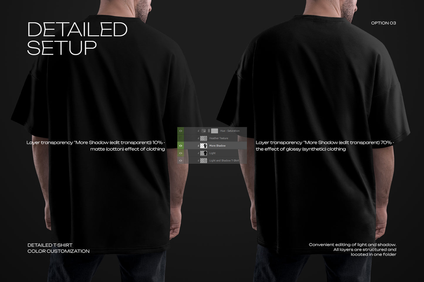3 Mockups Oversize T-shirt