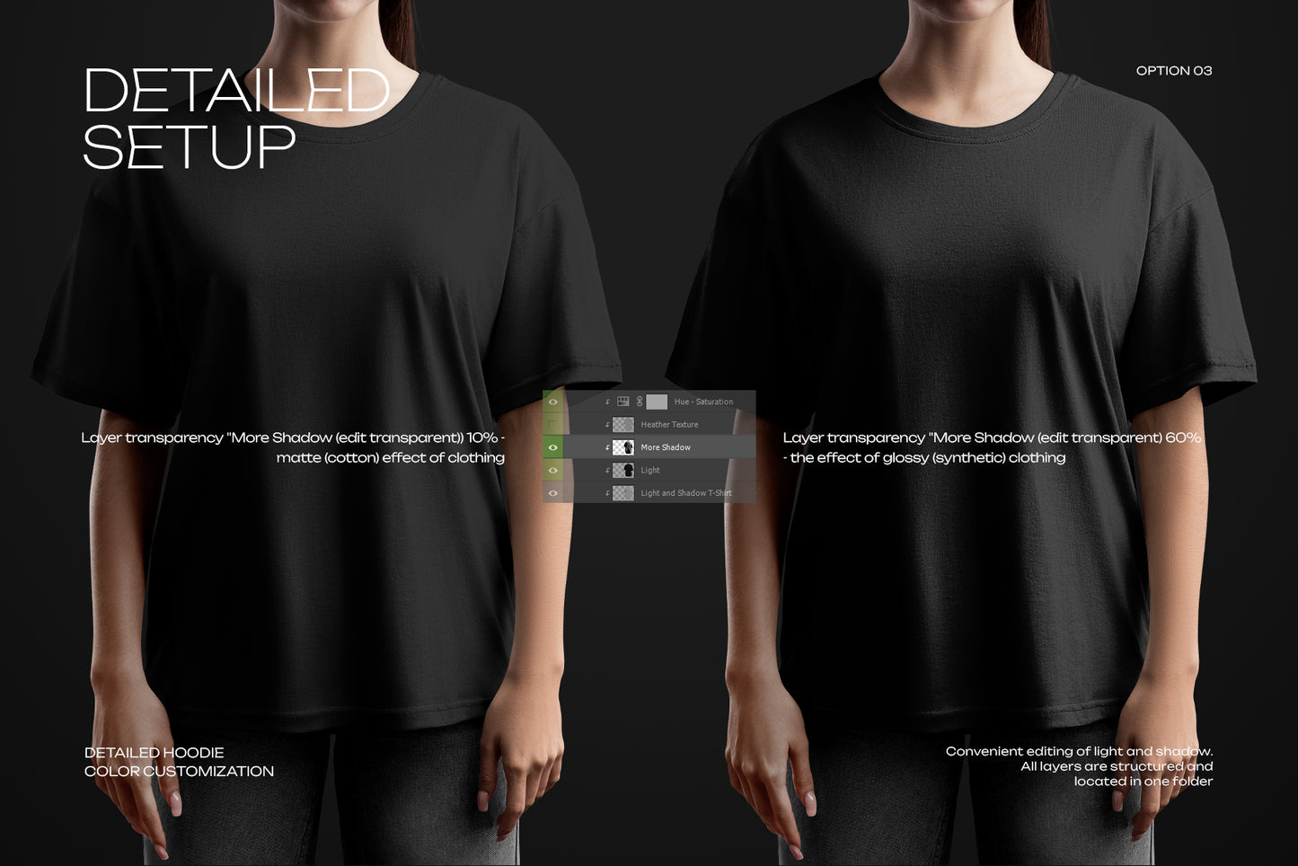 5 Mockups Woman Oversize T-Shirt