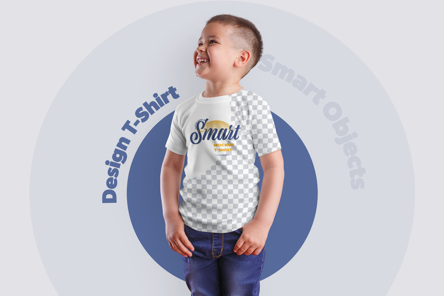 8 Mockups Kids Boy T-shirt
