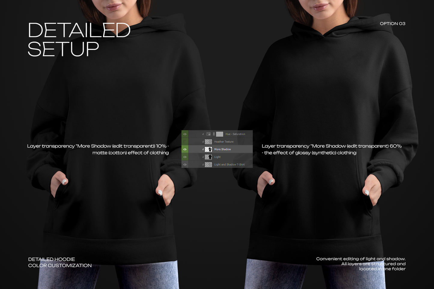 4 Mockups Woman Oversize Long Hoodie. vol.03