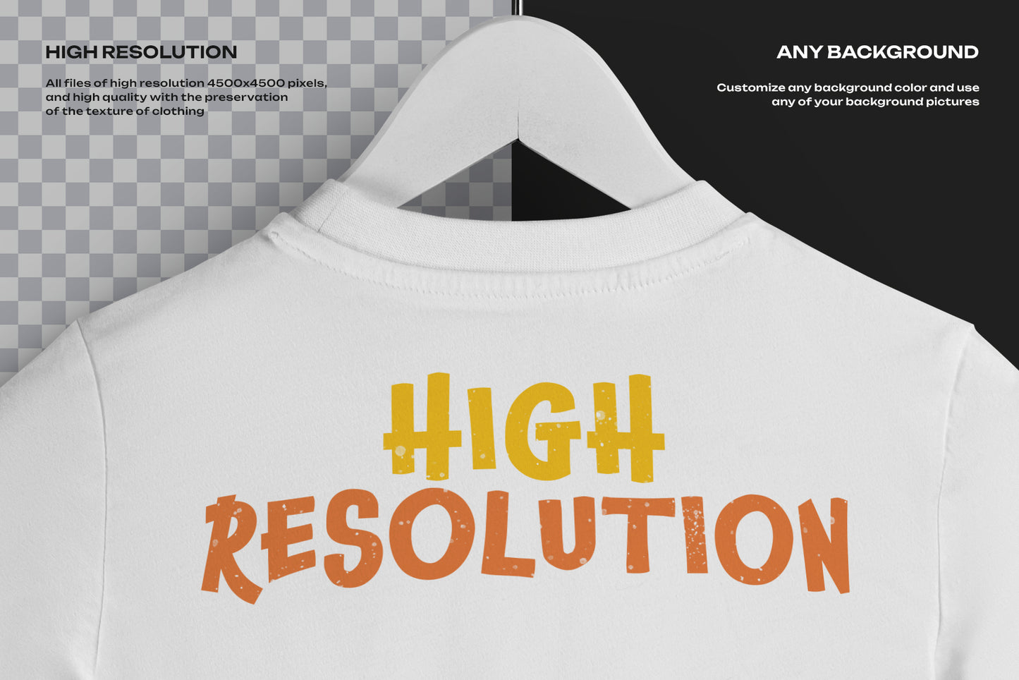 8 Mockups of a Children's T-shirt