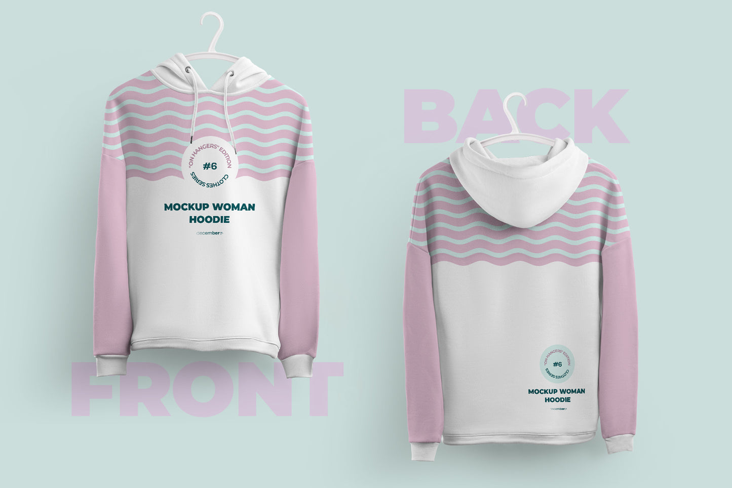 Bundle of Mockups of Different Clothes on Different Hangers