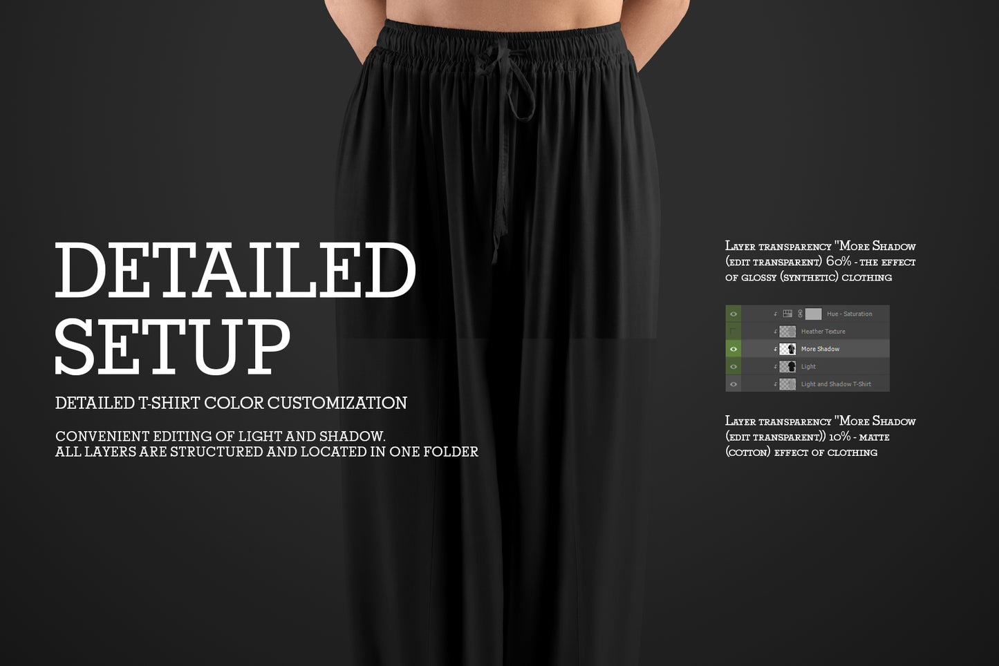 5 Wide Leg Pants Mockups for Yoga and Pilates. vol.01