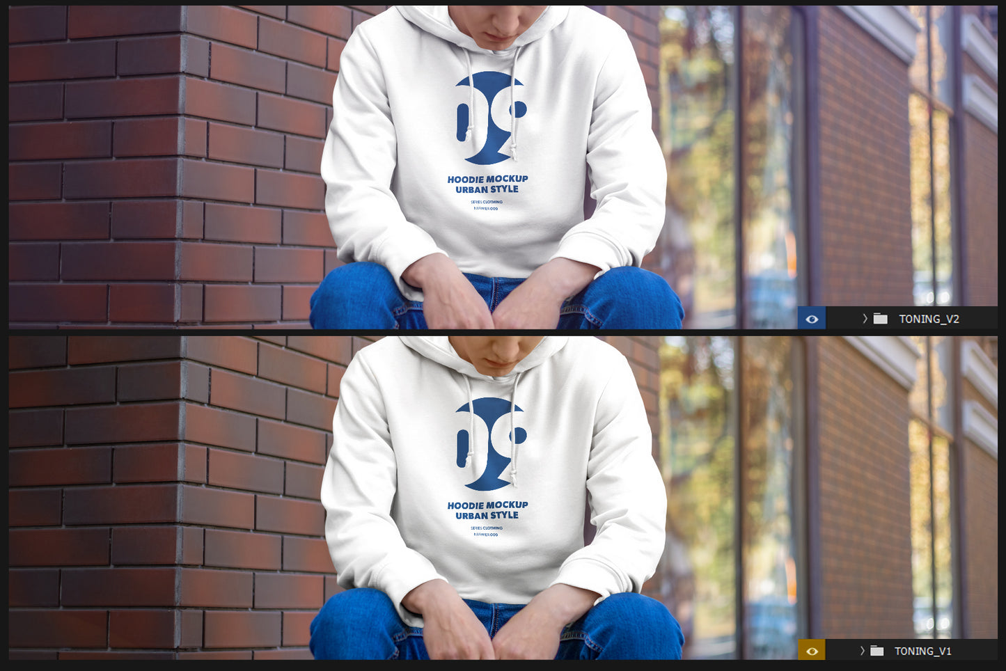 8 Mockups Hoodie on the Man