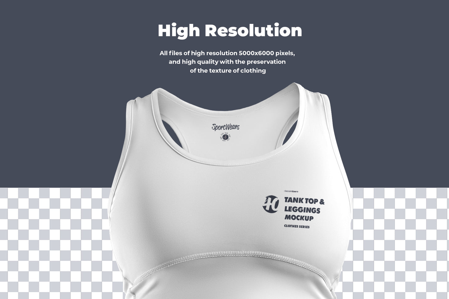 6 Mockups Tank Top and Leggings