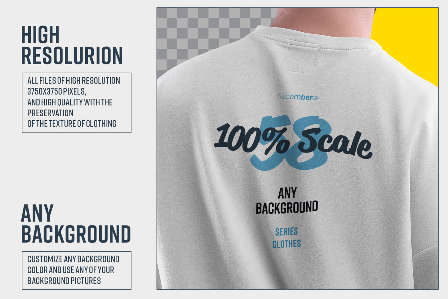 9 Mockups Oversize T-shirt and Shorts