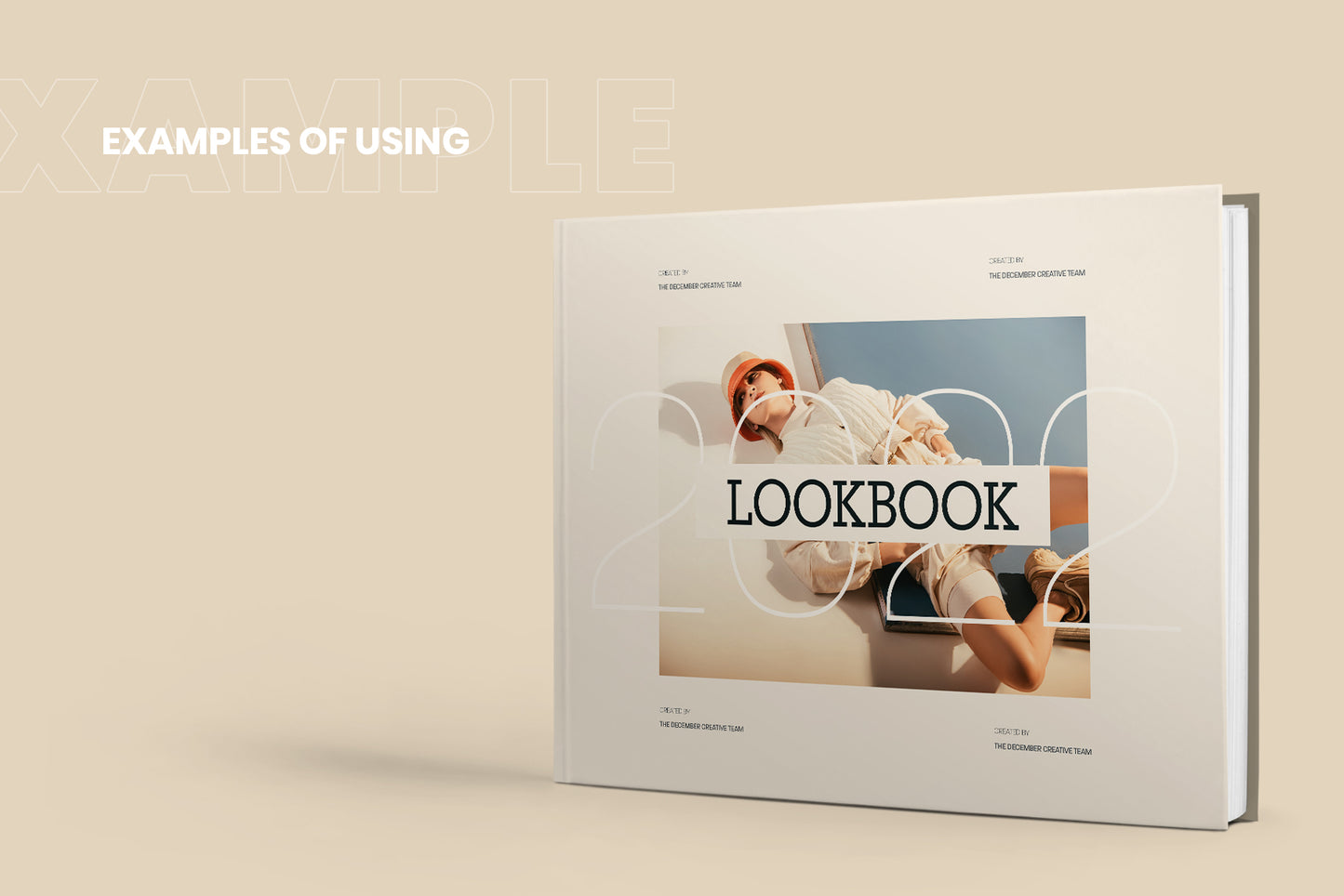 8 Book Mockups Hard Cover Landscape Oriantation. Set 2.