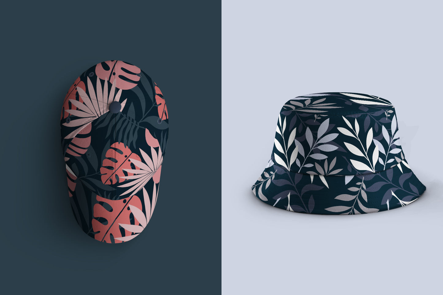 Large set of tropical seamless patterns and individual elements