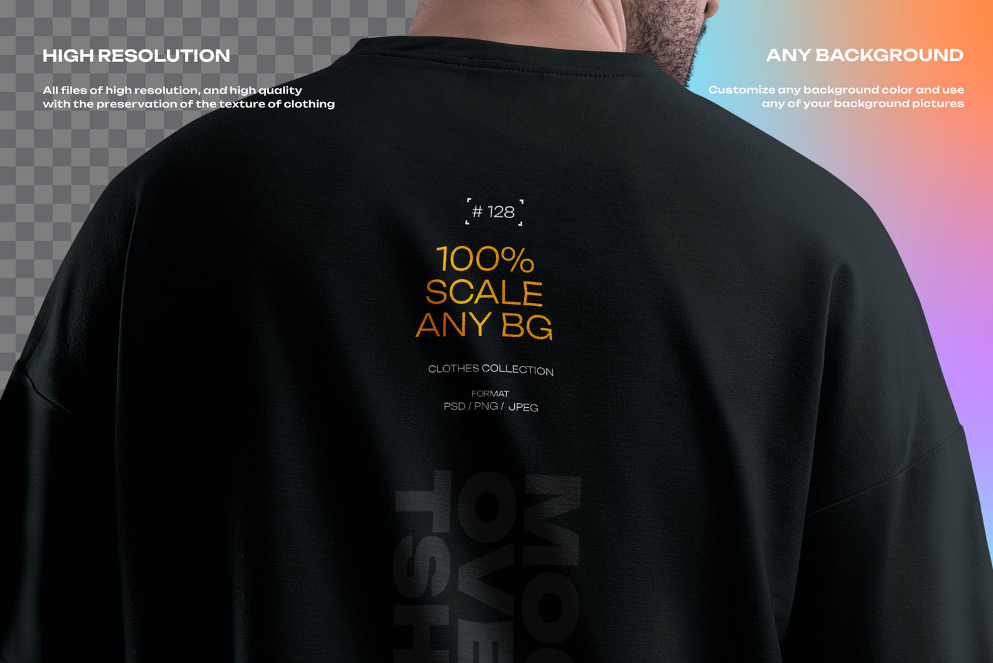 3 Mockups Oversize T-shirt