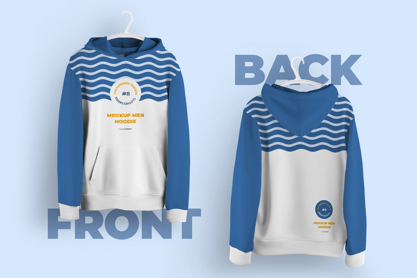 Bundle of Mockups of Different Clothes on Different Hangers