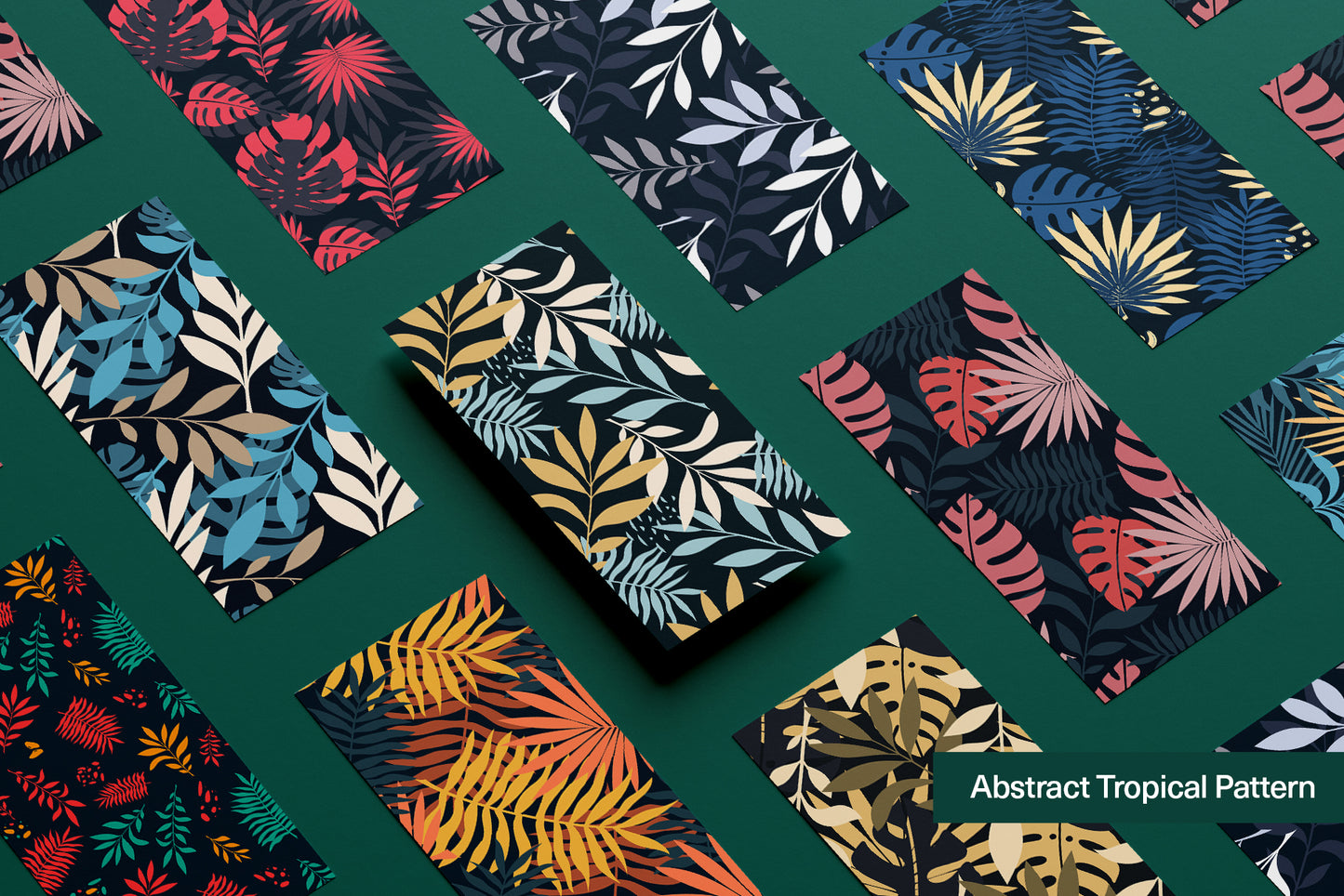 Large set of tropical seamless patterns and individual elements
