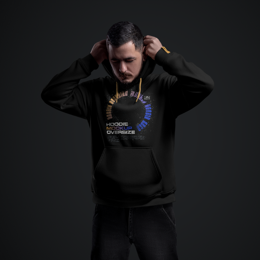 Free Mockup Oversize Hoodie