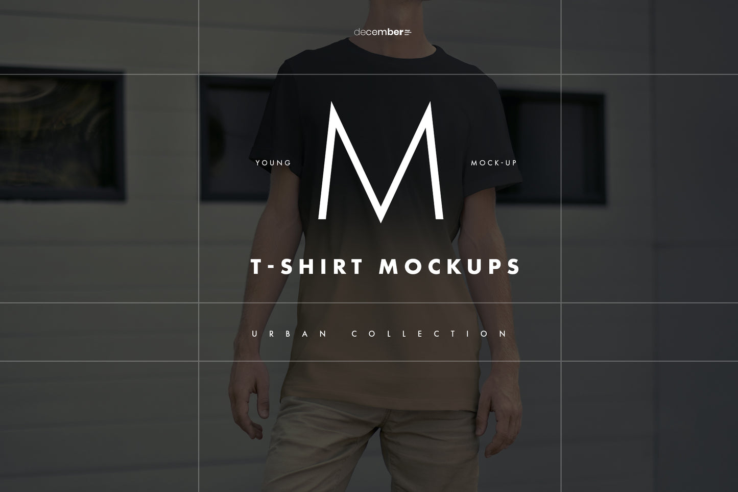 12 PSD Mockups Men's T-Shirt (6 Urban and 6 Studio Isolated)