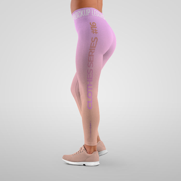 Free Mockup Women Leggings