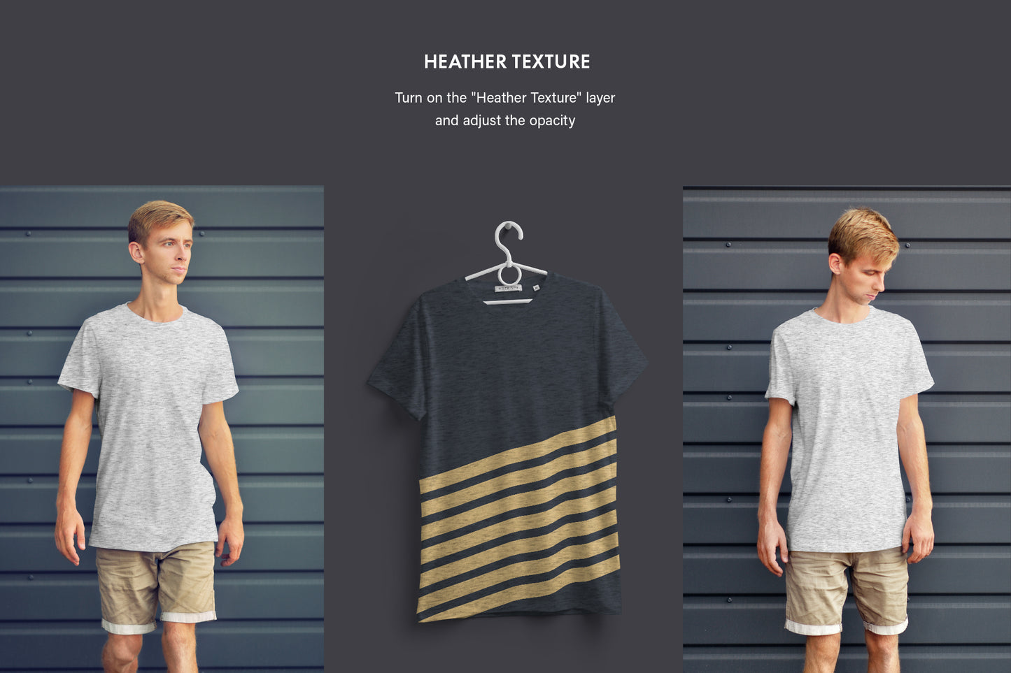12 PSD Mockups Men's T-Shirt (6 Urban and 6 Studio Isolated)