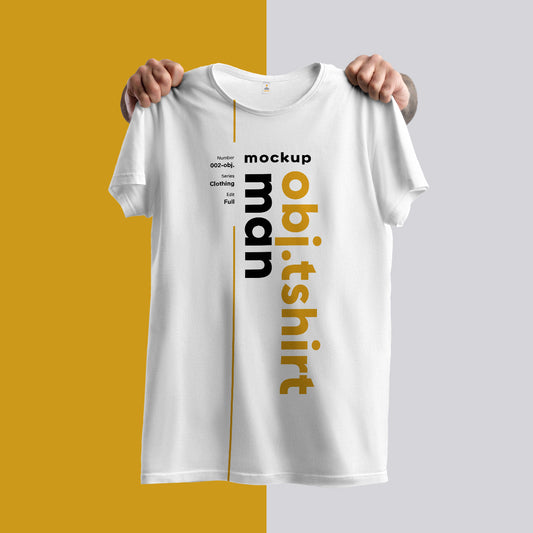 8 Mockups T-shirts With Different Angles